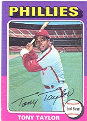 1975 Topps Baseball Cards      574     Tony Taylor